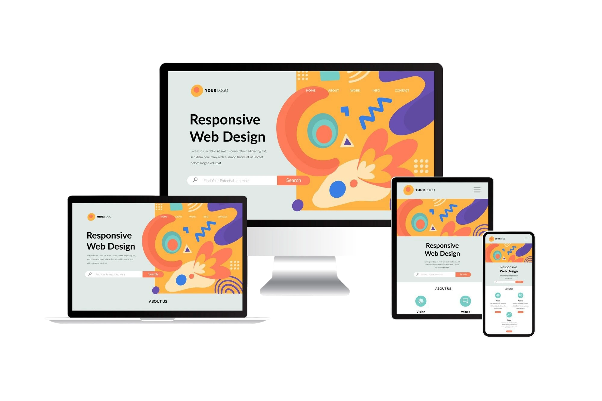 Ilustrasi Jasa Pembuatan Website